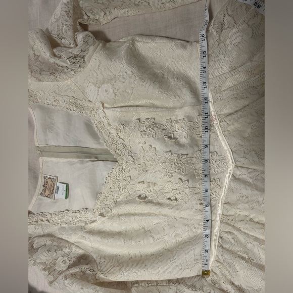 1970s Vintage Gunne Sax Wedding Dress Romantic Renaissance Bridal Collection - Picture 3 of 9